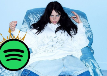 BILLIE EILISH SE CONVIERTE EN LA ARTISTA MÁS JOVEN EN SUPERAR 100 MILLONES DE OYENTES MENSUALES EN SPOTIFY