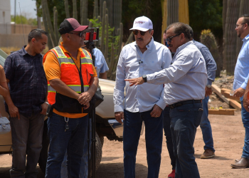 PRESIDENTE MUNICIPAL, JAVIER LAMARQUE CANO HACE SUPERVISIÓN DE OBRA DE OOMAPASC