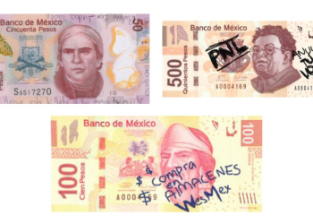 CUIDADO: SI ESCRIBES ESTE TIPO DE MENSAJES EN TUS BILLETES, PIERDEN SU VALOR