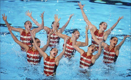 MÉXICO BRILLA EN LA RUTINA TÉCNICA POR EQUIPOS DE LA NATACIÓN ARTÍSTICA DE PARIS 2024