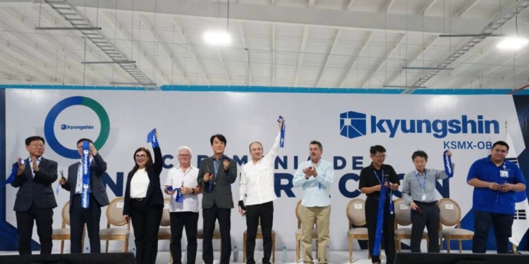 GOBERNADOR CELEBRA ATRACCIÓN DE MÁS DE MIL NUEVOS EMPLEOS CON LA PLANTA KYUNGSHIN MÉXICO-OBREGÓN