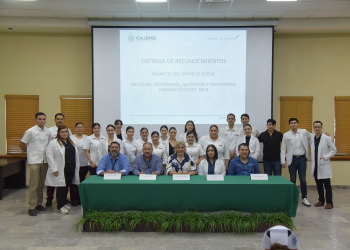 RECONOCE GOBIERNO MUNICIPAL A PASANTES DE MEDICINA, ENFERMERÍA, NUTRICIÓN Y FISIOTERAPIA
