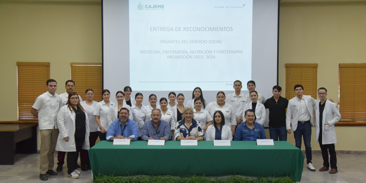 RECONOCE GOBIERNO MUNICIPAL A PASANTES DE MEDICINA, ENFERMERÍA, NUTRICIÓN Y FISIOTERAPIA