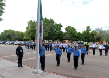 FORTALECE POLICÍA MUNICIPAL DISCIPLINA CON DIFUSIÓN DE PATRIOTISMO
