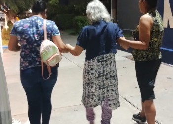 RESGUARDA SANA Y SALVA UMAV A ABUELITA EXTRAVIADA EN LA CENTRAL