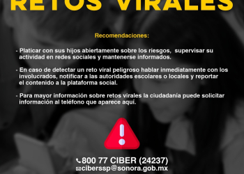 RECOMIENDA UNIDAD CIBERNÉTICA PREVENIR LA PARTICIPACIÓN EN RETOS PELIGROSOS