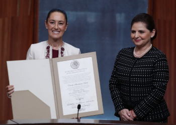 CLAUDIA SHEINBAUM RECIBE LA CONSTANCIA COMO PRESIDENTA ELECTA DE MÉXICO