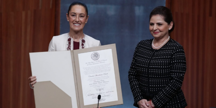 CLAUDIA SHEINBAUM RECIBE LA CONSTANCIA COMO PRESIDENTA ELECTA DE MÉXICO