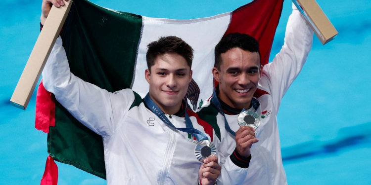 ¡PLATA PARA MÉXICO EN PARIS 2024! EN TRAMPOLÍN SINCRONIZADO DE 3 METROS