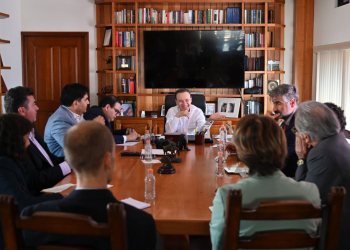 POTENCIA GOBERNADOR DURAZO PROYECTOS ESTRATÉGICOS DEL PLAN SONORA CON DIRECTIVOS DEL BANCO MUNDIAL Y PUERTO DE AMBERES