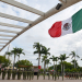 CONDICIONES CLIMATOLÓGICAS OBLIGAN A ARRIAR Y SALVAGUARDAR LA BANDERA