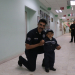 VISITA MATEO UN PEQUEÑO HÉROE EL EDIFICIO DE LA CORPORACIÓN POLICIAL EN CAJEME