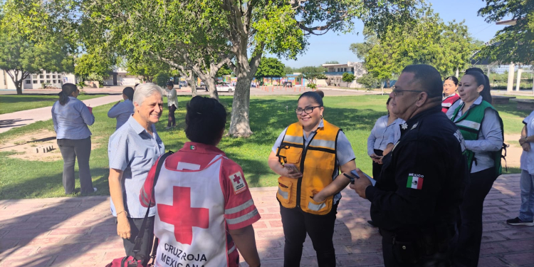 PARTICIPA SSPM EN SIMULACRO DE SISMO EN CONMEMORACIÓN DEL DÍA INTERNACIONAL DE PROTECCIÓN CIVIL