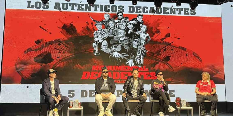 PRESENTAN LA PELÍCULA DE LOS AUTÉNTICOS DECADENTES: ‘NOS SENTIMOS MUY MEXICANOS’