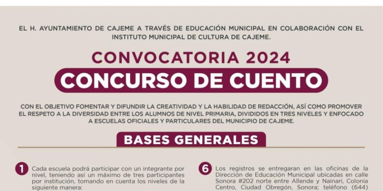 INVITAN A ESTUDIANTES DE PRIMARIA A PARTICIPAR EN EL CONCURSO DE CUENTO INFANTIL 2024