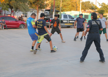 REALIZA SSPM REUNIÓN VECINAL Y ENCUENTRO DEPORTIVO ENTRE COMUNIDAD DE PROVIDENCIA Y POLICÍAS