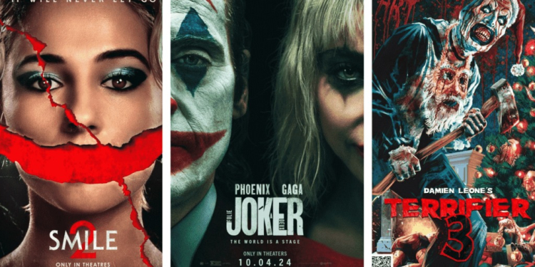 CARTELERA DE OCTUBRE 2024: ‘JOKER 2’, ‘SONRÍE 2’ Y ‘TERRIFIER 3’