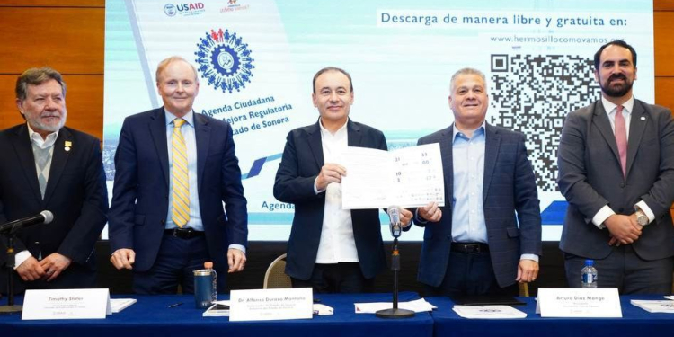 ENCABEZA GOBERNADOR DURAZO ACCIONES PARA ATRACCIÓN DE NUEVAS EMPRESAS EN COORDINACIÓN CON SOCIEDAD CIVIL