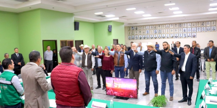 TOMAN PROTESTA E INSTALAN EN CAJEME LA RED DISTRITAL 4 DE MUNICIPIOS POR LA SALUD