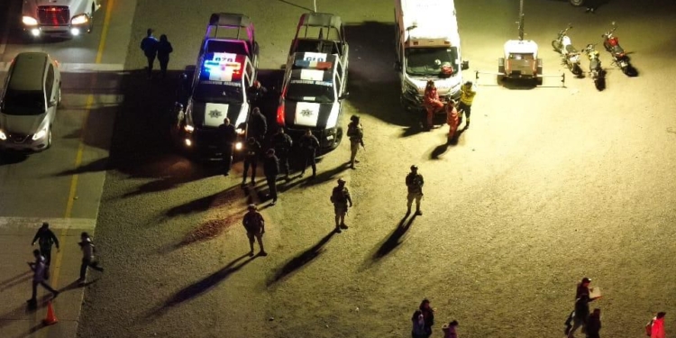 CONTINÚA OPERATIVO DE SEGURIDAD POR EL DÍA DE LA VIRGEN DE GUADALUPE EN CAJEME