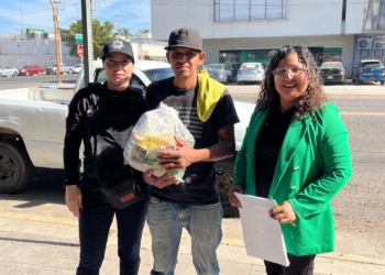 ENTREGAN SSPM Y DIF CAJEME DESPENSAS A INTEGRANTES DEL PROGRAMA ‘LAVACARROS’