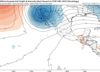 AVISO METEOROLÓGICO: TORMENTA INVERNAL (NO. 2)
