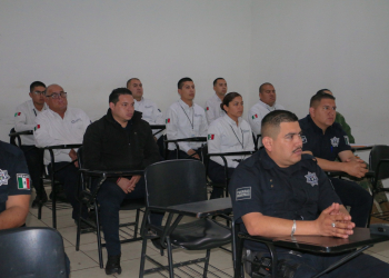 FORTALECEN CAPACITACIÓN DE POLICÍAS MUNICIPALES EN CAJEME