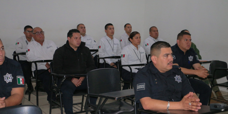 FORTALECEN CAPACITACIÓN DE POLICÍAS MUNICIPALES EN CAJEME