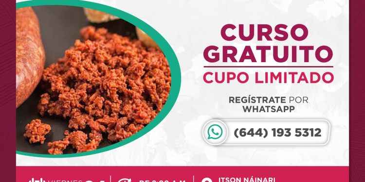 DESARROLLO RURAL DE CAJEME INVITA A TALLER DE ELABORACIÓN DE CHORIZO