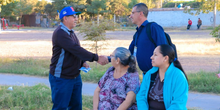 REFUERZAN LAZOS VECINAS Y VECINOS DE LA LUIS ECHEVERRÍA CON SSPM DE CAJEME