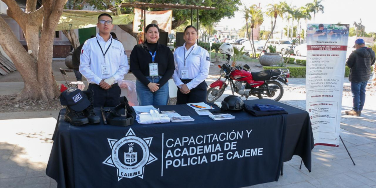 INVITAN A LAS Y LOS JÓVENES CAJEMENSES A INSCRIBIRSE A LA ACADEMIA DE POLICÍA MUNICIPAL