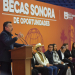 PARTICIPAN GOBERNADOR ALFONSO DURAZO Y PRESIDENTE JAVIER LAMARQUE EN ENTREGA DE BECAS A ESTUDIANTES DE UNIVERSIDADES PÚBLICAS DE CAJEME