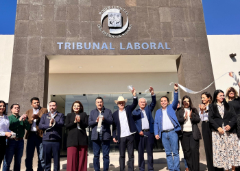 ATESTIGUA ALCALDE JAVIER LAMARQUE INAUGURACIÓN DEL PRIMER TRIBUNAL LABORAL EN CAJEME
