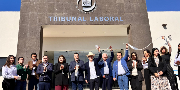 ATESTIGUA ALCALDE JAVIER LAMARQUE INAUGURACIÓN DEL PRIMER TRIBUNAL LABORAL EN CAJEME