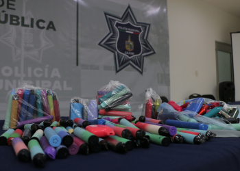 SSPM RECOLECTA VAPEADORES EN ESCUELAS DE NIVEL BÁSICO EN CAJEME