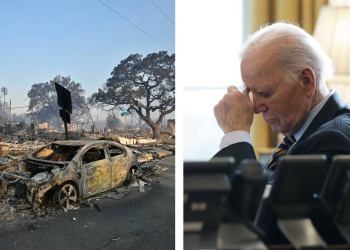 ‘ESCENARIO DE GUERRA’: BIDEN DESCRIBE DEVASTACIÓN POR INCENDIOS EN LOS ÁNGELES; DECLARAN TOQUE DE QUEDA NOCTURNO