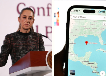 SHEINBAUM ENVIARÁ CARTA A GOOGLE POR EL CAMBIO DE NOMBRE AL GOLFO DE MÉXICO; PIDE DELIMITAR ZONAS