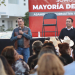 ACOMPAÑA ALCALDE JAVIER LAMARQUE A SENADOR HERIBERTO AGUILAR EN ASAMBLEA INFORMATIVA EN CAJEME