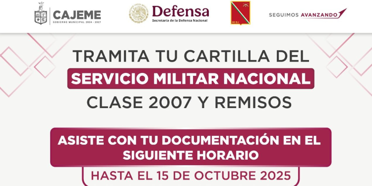 ABREN TRÁMITE PARA LA CARTILLA DEL SERVICIO MILITAR NACIONAL