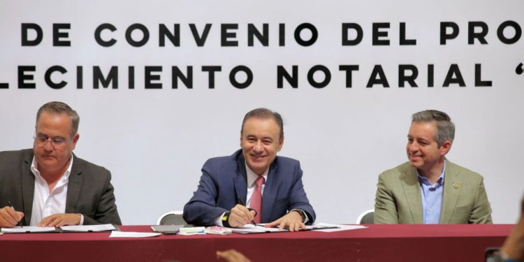 GOBERNADOR DURAZO LOGRA DESCUENTOS NOTARIALES DEL 50% CON PROGRAMA DE FORTALECIMIENTO NOTARIAL