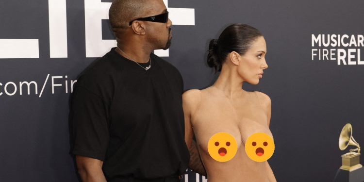 BIANCA CENSORI, ESPOSA DE KANYE WEST, SE DESNUDA Y SON ECHADOS DEL GRAMMY 2025