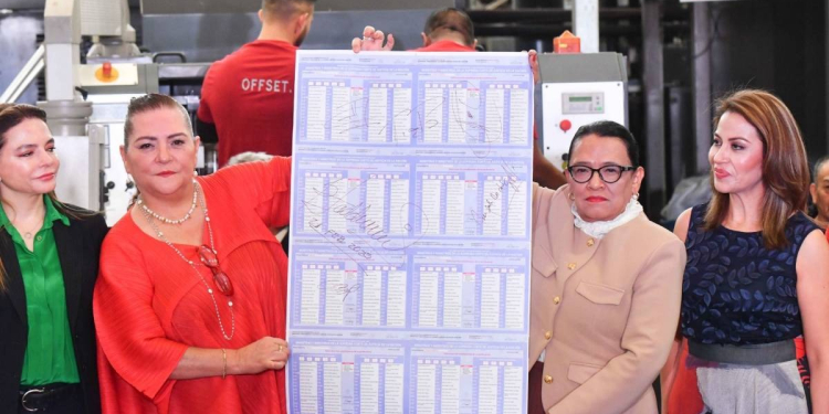 INE ARRANCA IMPRESIÓN DE MILLONES DE BOLETAS PARA ELECCIONES DEL PODER JUDICIAL