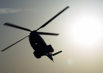 SE DESPLOMA HELICÓPTERO EN HERMOSILLO, SONORA