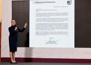 SHEINBAUM DICE QUE GOOGLE ‘ESTÁ MAL’ POR CARTA EN DONDE DEFIENDE EL ‘GOLFO DE AMÉRICA’