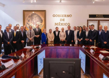 SHEINBAUM SE REÚNE CON EMPRESARIOS Y GABINETE POR ARANCELES DE EE.UU.