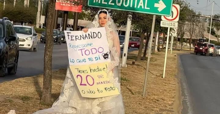 NOVIA SE HACE VIRAL A EXIGIR QUE LE REGRESEN SU DINERO
