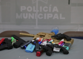 SSPM LLEVA A CABO RECOLECCIÓN DE VAPEADORES Y RÉPLICAS DE ARMAS EN PLANTELES EDUCATIVOS DE CAJEME
