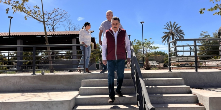 JAVIER LAMARQUE SUPERVISA AVANCE DE OBRAS EN BENEFICIO DE LAS Y LOS CAJEMENSES