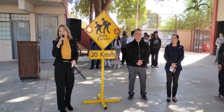 CONTINUA GOBIERNO DE CAJEME CON PLAN DE SEÑALIZACIÓN PARA LA CULTURA VIAL EN SECTOR EDUCATIVO