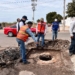 SUPERVISA JAVIER LAMARQUE ACCIONES DE PLAN EMERGENTE DE ATENCIÓN EN DRENAJE SANITARIO AL NORPONIENTE DE CAJEME
